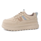Damen sportliche Chunky Sneakers mit rutschfester Sohle und ergonomischer Dämpfung R&B