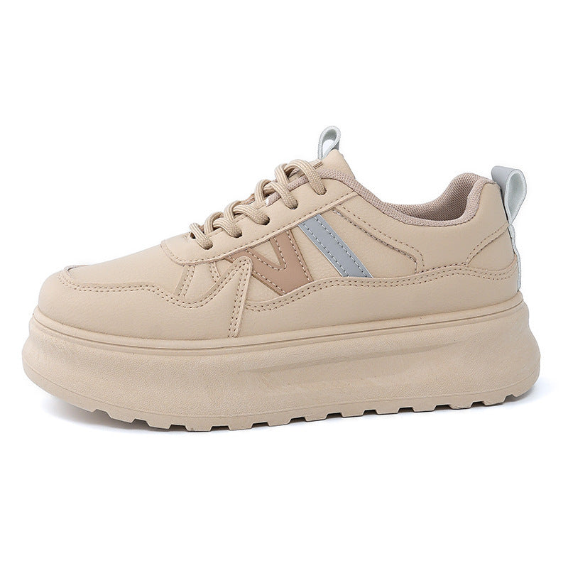 Damen sportliche Chunky Sneakers mit rutschfester Sohle und ergonomischer Dämpfung R&B