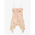 Damen Sommerliches Kleid mit floralem Design und asymmetrischem Saum R&B