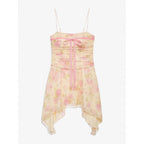 Damen Sommerliches Kleid mit floralem Design und asymmetrischem Saum R&B