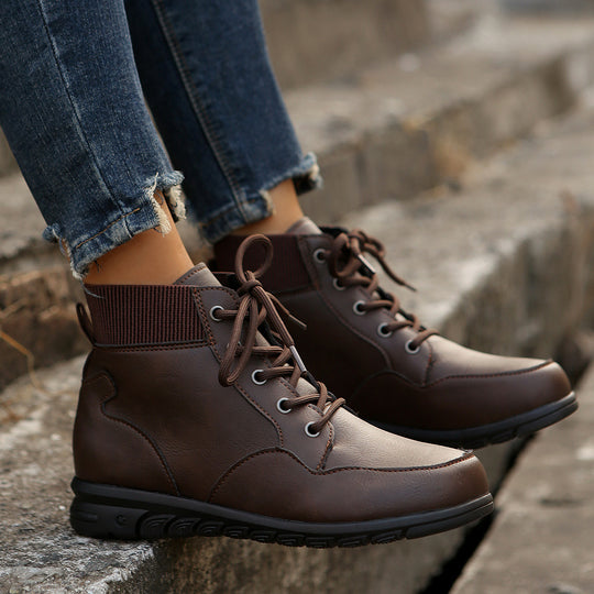 Damen Hochwertige Winterstiefel mit warmem Fleece-Futter und rutschfester Sohle R&B
