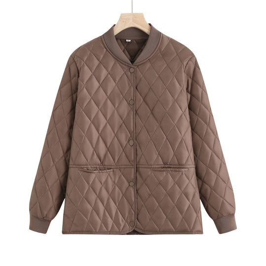 Damen gesteppte Übergangsjacke mit praktischen Taschen und modernem Schnitt R&B