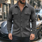Herren strukturierte Arbeitsjacke mit praktischen Taschen R&B