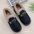 Damen Komfortable Warmfutter Slipper mit luxuriösem Design R&B