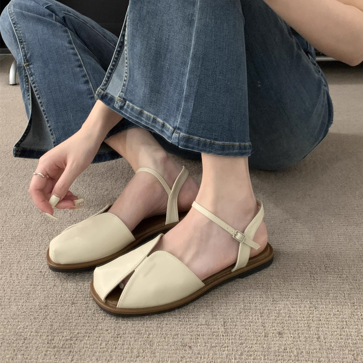 Damen modische und bequeme Sling-Sandalen