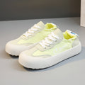 Damen Bequeme Sneakers mit erhöhte Sohle und atmungsaktiver Mesh-Oberfläche R&B