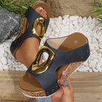 Damen Komfortable Clogs mit elegantem Schmuckdetail R&B