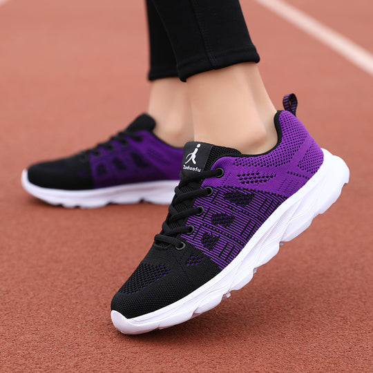 Damen Sportliche Lauf-Sneaker mit atmungsaktiver Mesh-Oberfläche R&B