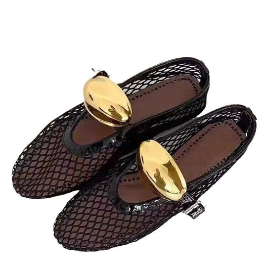 Damen Mesh-Sandalen mit verstellbarem Riemen R&B