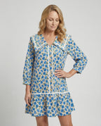 Damen Freizeitkleid A-Linie mit Kragen