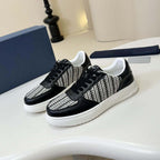 Damen Sneakers mit strukturierter Oberflächenkombination und gepolsterter Sohle R&B