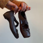 Damen Ballerinas mit elegantem Kreuzriemen und komfortabler Innensohle R&B