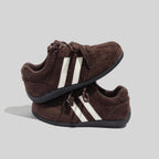 Damen Sportliche Sneaker mit rutschfester Gummisohle und weichem Wildleder-Obermaterial
