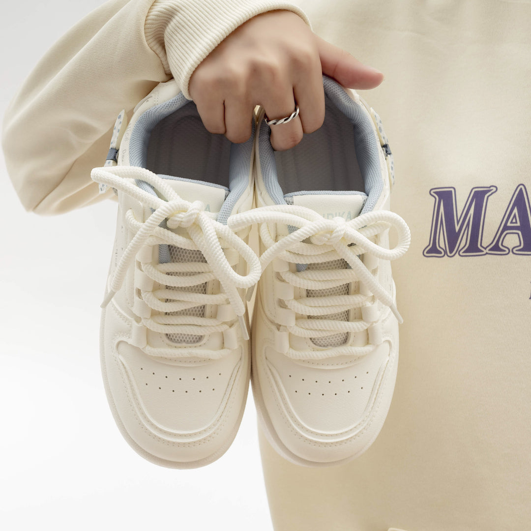 Damen Sneakers mit verspieltem Schleifenmotiv und schöner Applikation R&B