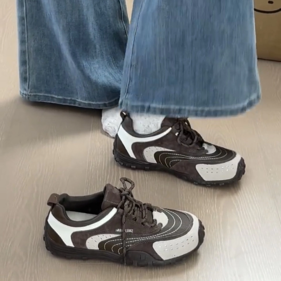 Damen Sportliche Sneakers mit einzigartigem Profil und atmungsaktiver Obermaterialstruktur R&B