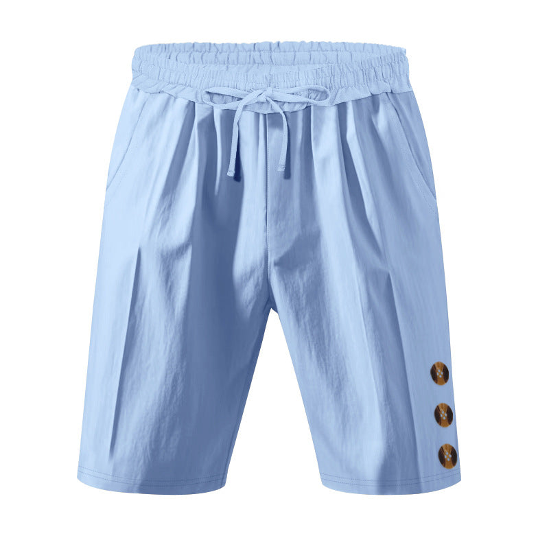 Herren lässige Sport-Shorts mit elastischem Bund und praktischen Seitentaschen R&B