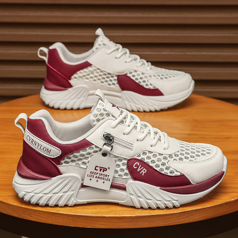 Damen Atmungsaktive Sneakers mit verstärktem Fersen- und Dämpfungssystem R&B