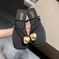Damen stilvolle Flip-Flops mit glamourösen Herz-Applikationen EB