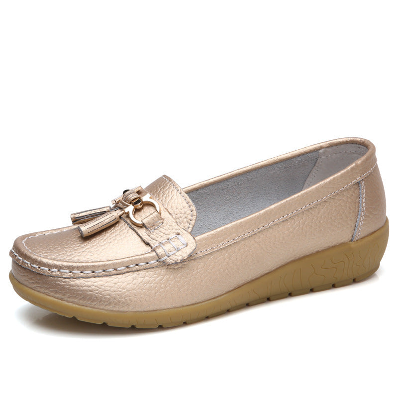 Damen Mokassins mit eleganter Quastenverzierung und rutschfester Sohle R&B