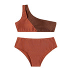 Damen einseitiger Crop-Bikini