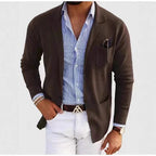 Herren eleganter Strickblazer R&B