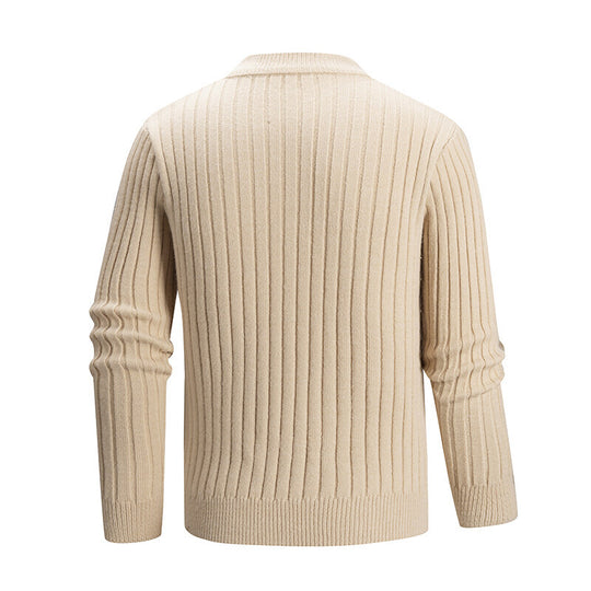 Herren Pullover aus strukturiertem Strickmaterial R&B