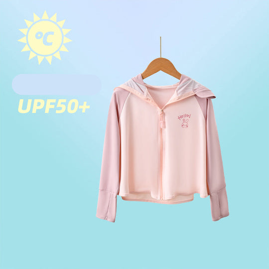 Damen sportliche UV-Schutzjacke mit Kapuze R&B
