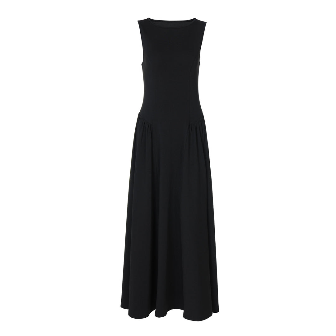Damen Maxikleid mit elegantem Schnitt und fließendem Material R&B