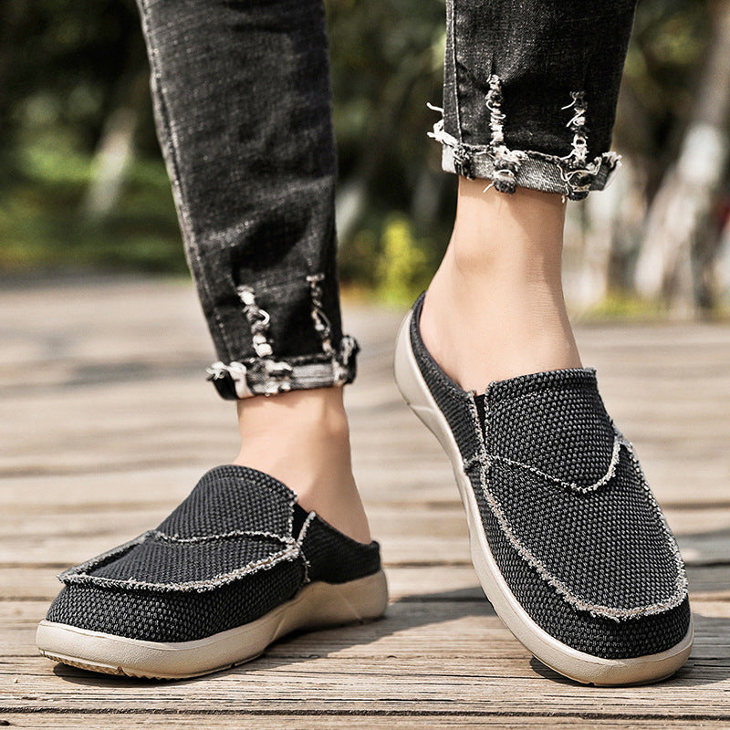 Damen Bequeme Slip-On Freizeitschuhe aus atmungsaktivem Material