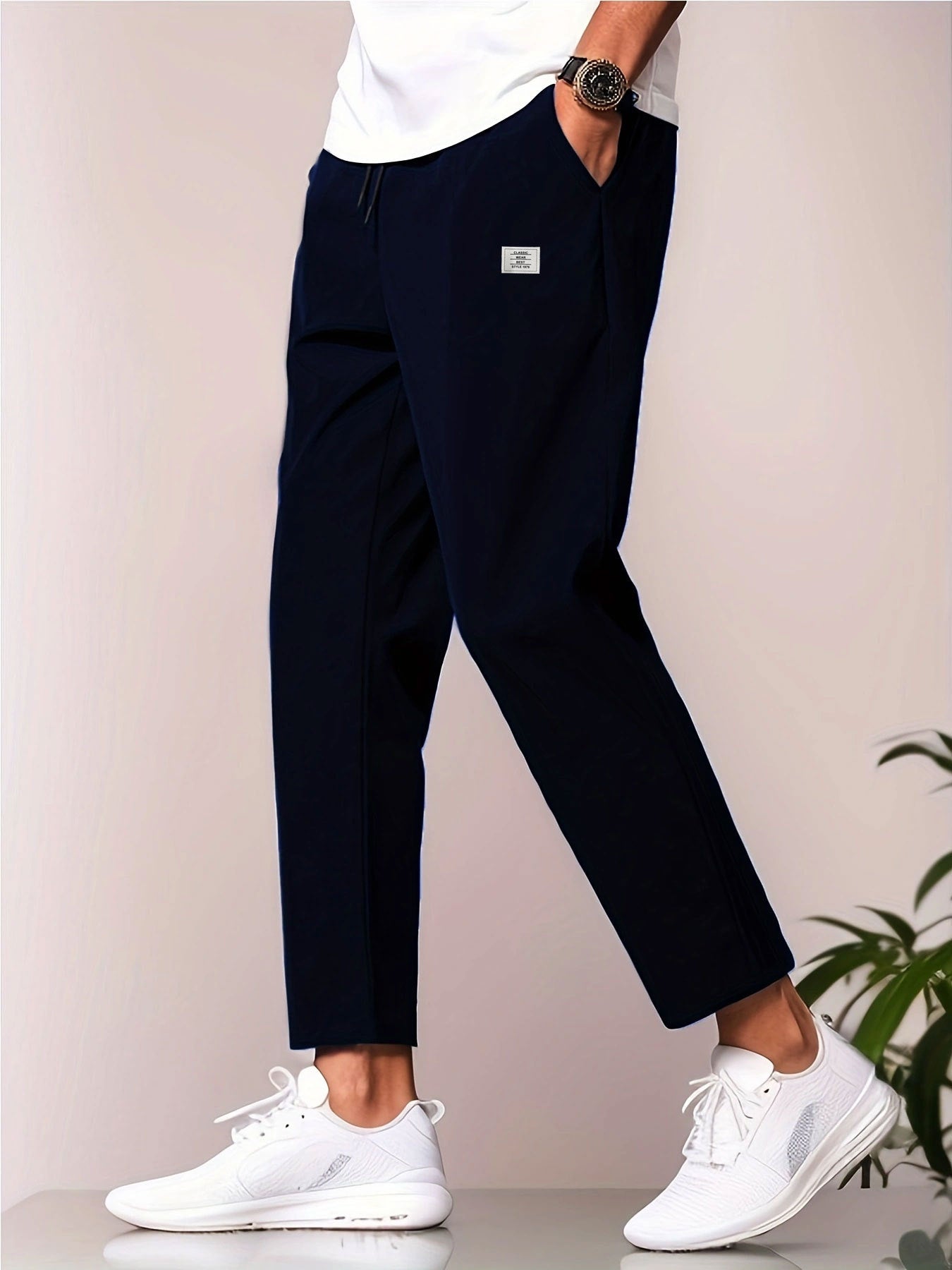 Herren sportliche Chinohose R&B