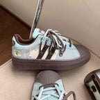 Damen Sportliche Sneakers mit einzigartiger Textur und bequemer Schnürung R&B