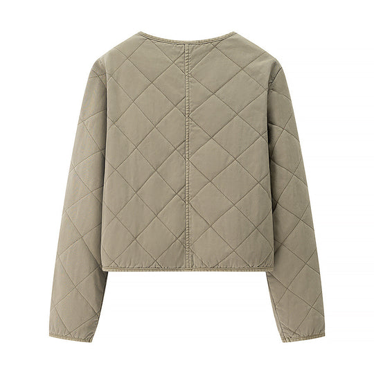 Damen gesteppte Übergangsjacke mit praktischem Reißverschluss und eleganten Taschen R&B