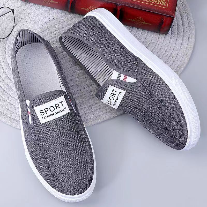 Damen lässige Slip-On Sneakers aus atmungsaktivem Material R&B