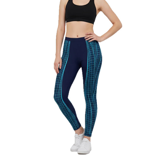 Damen Sportleggings mit stylischem Sternen-Design und hohem Bund R&B
