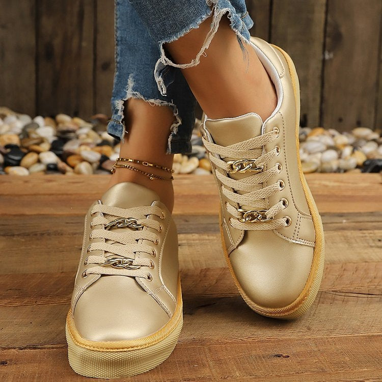 Damen Modische und bequeme Sneakers aus hochwertigem Leder R&B