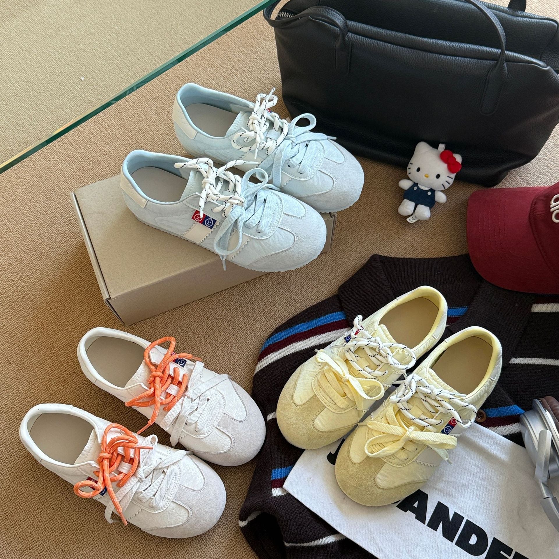Damen Sportliche Sneaker mit innovativem Design und atmungsaktiver Obermaterialstruktur