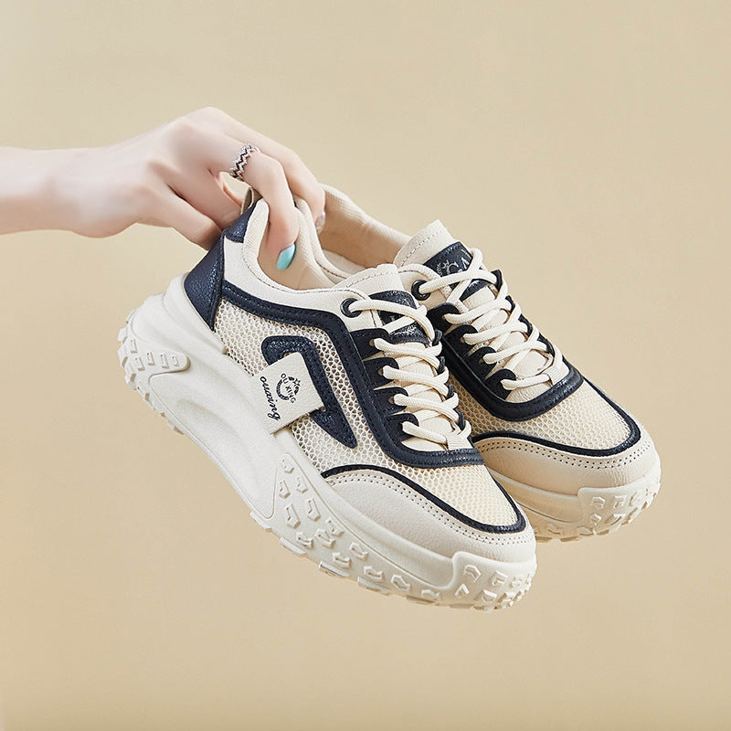 Damen Sportliche Sneakers mit atmungsaktivem Mesh-Obermaterial und innovativer Dämpfungstechnologie R&B