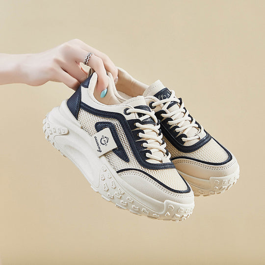 Damen Sportliche Sneakers mit atmungsaktivem Mesh-Obermaterial und innovativer Dämpfungstechnologie R&B