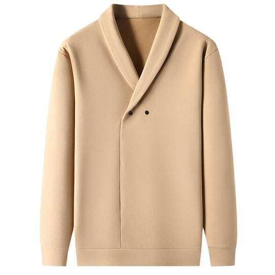 Herren Freizeitjacke mit modernem Schalkragen und praktischen Knöpfen R&B