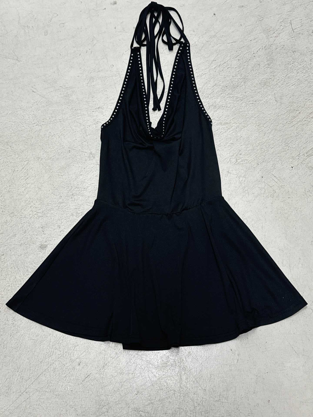 Damen Schwimmkleid mit raffiniertem Halterdesign und funkelnden Strassdetails R&B