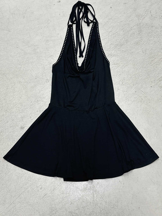 Damen Schwimmkleid mit raffiniertem Halterdesign und funkelnden Strassdetails R&B