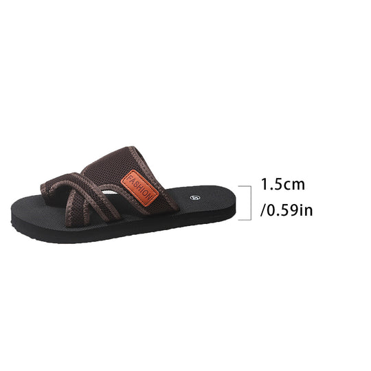 Damen bequeme Riemensandalen mit atmungsaktivem Netzoberteil und flexibler Sohle R&B
