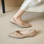 Damen Ballerinas mit modischem Schmuckdetail