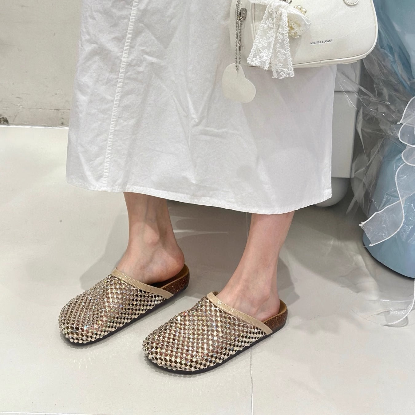 Damen Modische Clogs mit Funktionsoberfläche und komfortablem Fußbett R&B