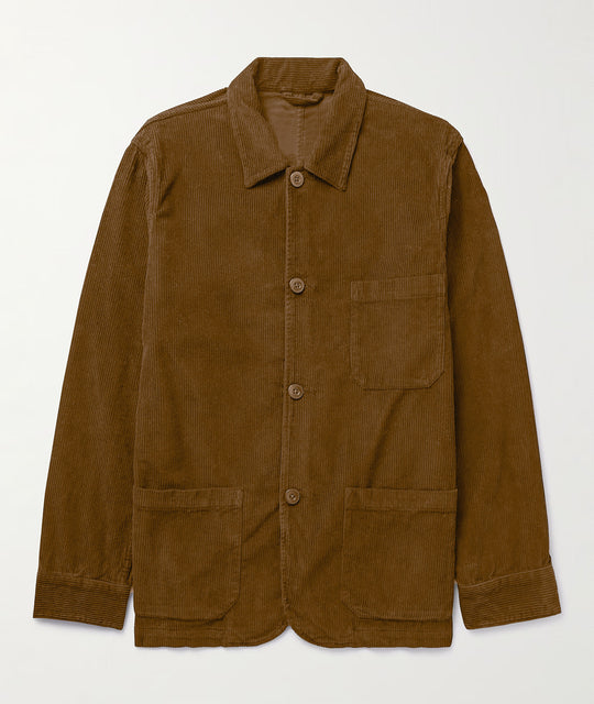Herren lässige Cordjacke mit praktischen Taschen R&B