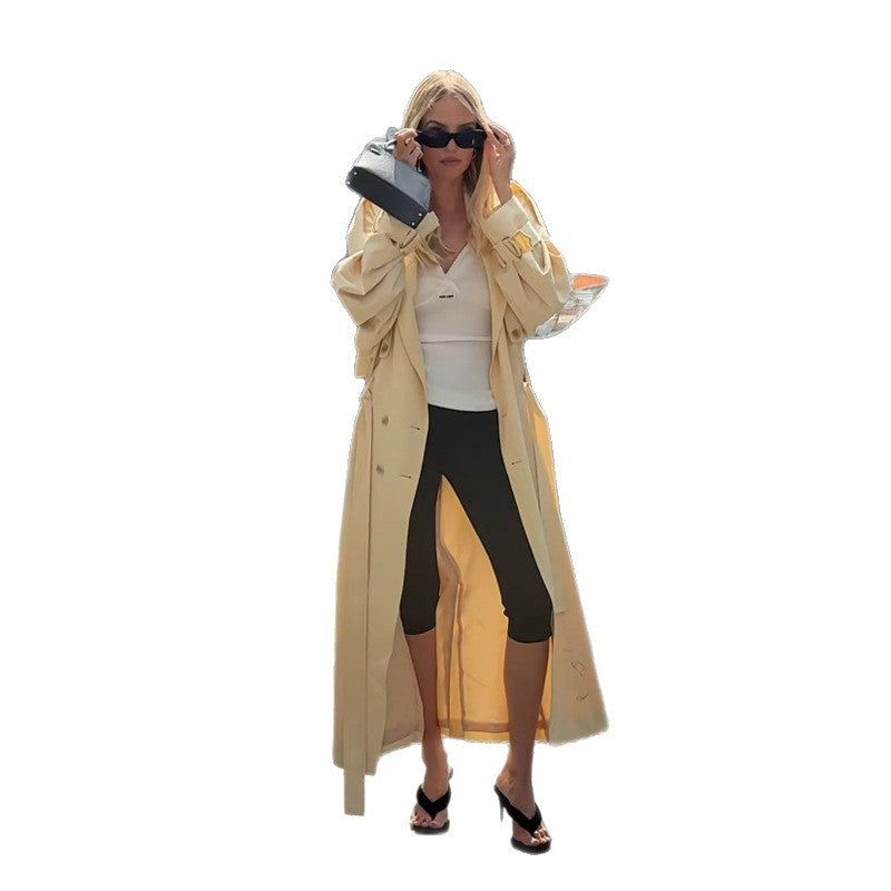 Damen Elegante Trenchcoatjacke mit modischem Schnitt R&B