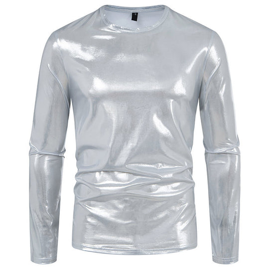 Damen Glänzendes Langarmshirt aus hochwertigem Material R&B