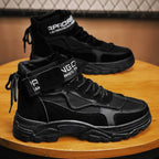 Damen Sportliche High-Top Stiefel mit robustem Sohlenprofil
