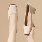 Damen Elegante und bequeme Blockabsatz-Schuhe R&B