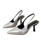 Damen Slingback-Pumps mit elegantem spitzen Design und modischem Absatz R&B